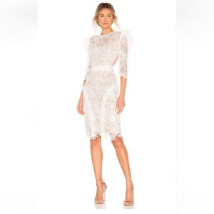 Bronx and Banco Medeleine Dress Bridal White Size Large - worn once dry cleaned